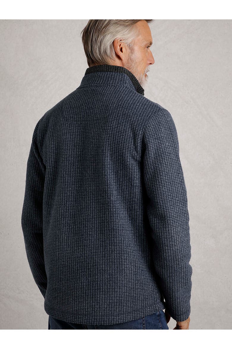 Shires Full Zip Grid Fleece, Alternate, color, Navy