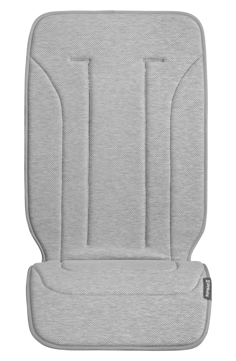 UPPAbaby <sup>®</sup> Reversible Water Resistant Seat Liner for VISTA & CRUZ Strollers, Alternate, color, Light Grey/Cozy Fleece
