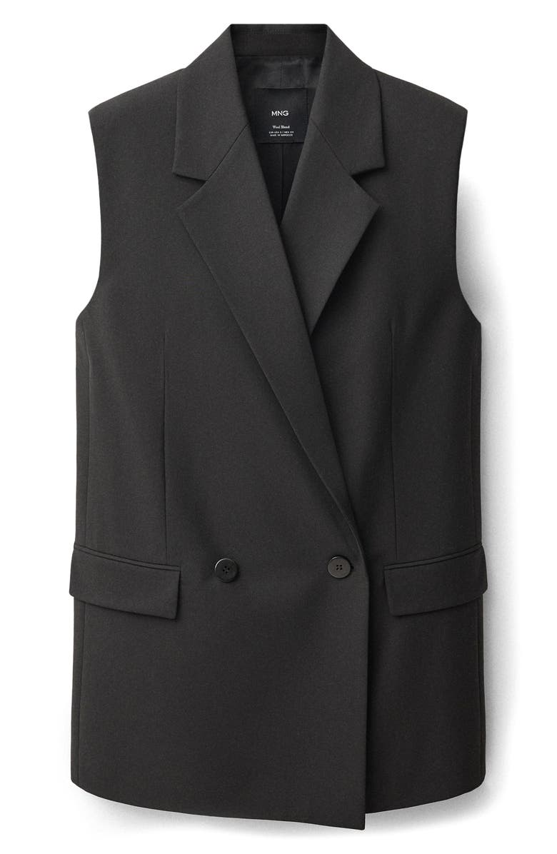 MANGO Double Breasted Vest, Alternate, color, 