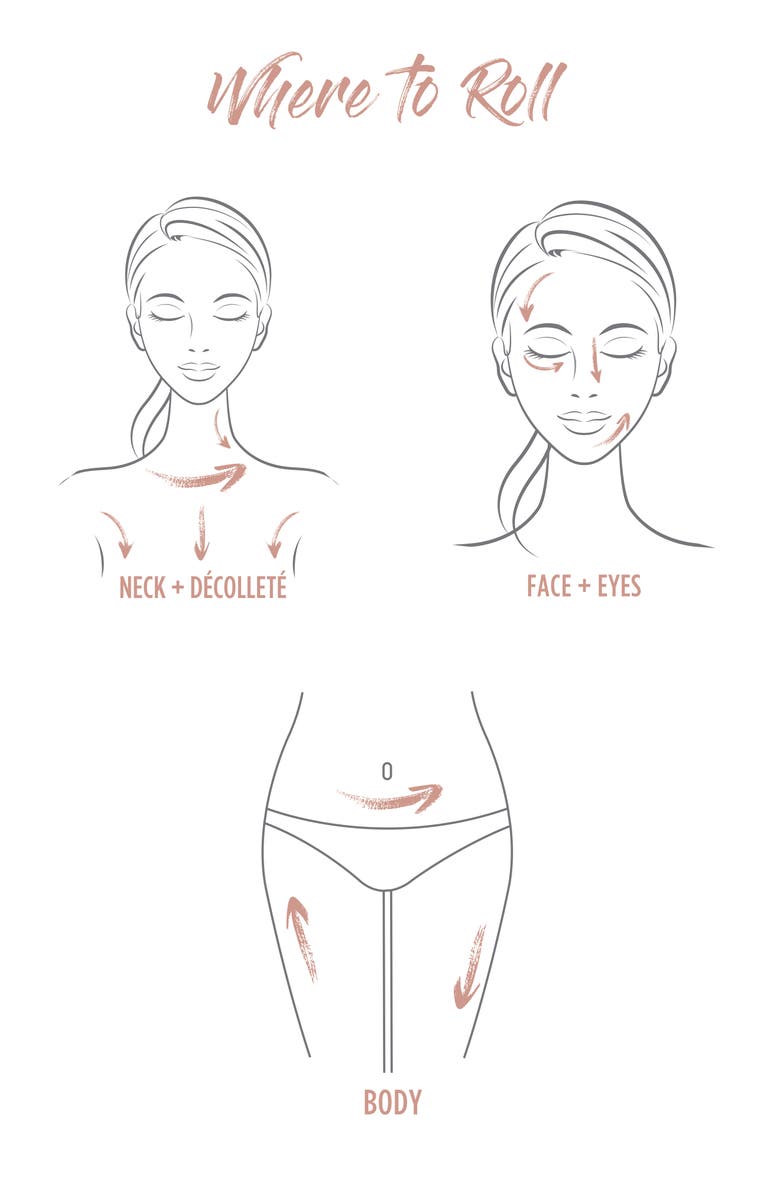 BeautyBio Rose Quartz Roller, Alternate, color,