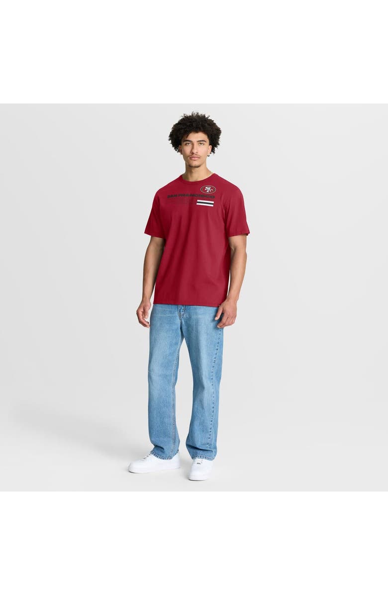 FANATICS Men's Fanatics Scarlet San Francisco 49ers Chop Block Legacy T-Shirt, Alternate, color, Scarlet