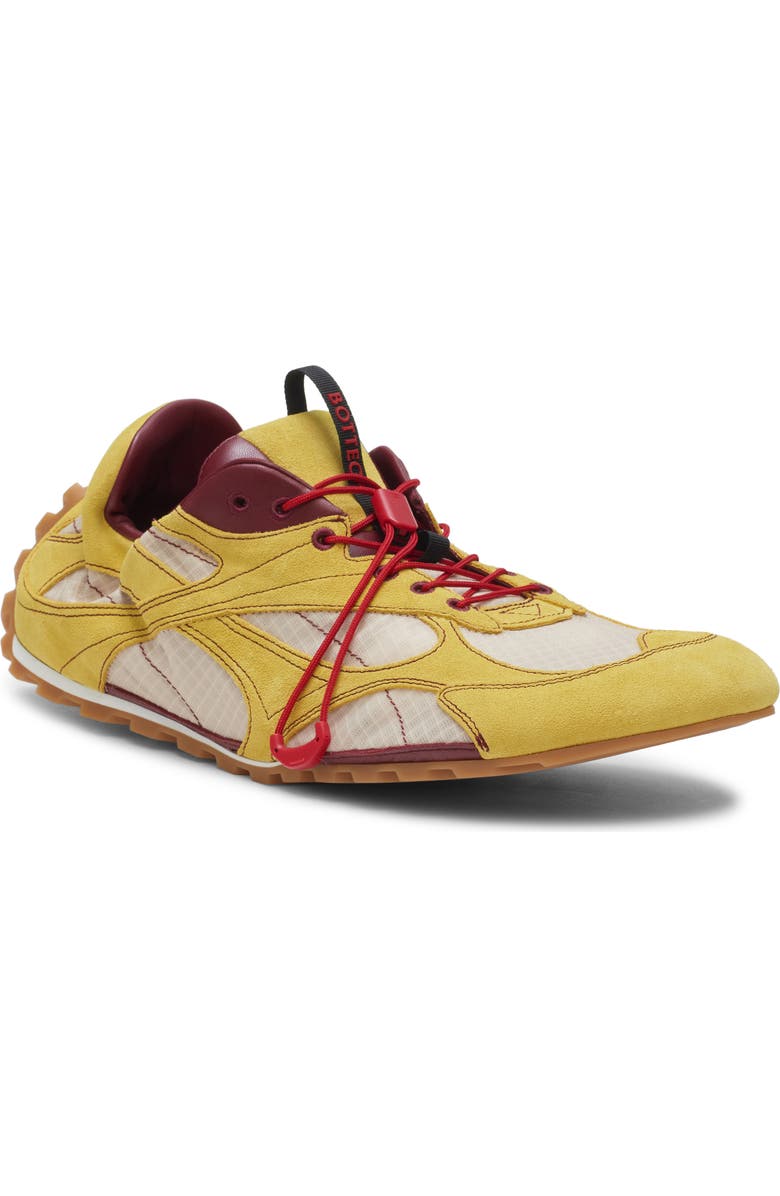 Bottega Veneta Orbit Flash Low Top Sneaker, Main, color, 4325 Limon/ Dark App/ Tufo