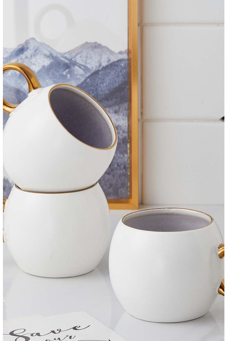 Josephine Porcelain 4-Piece Mug Set, Alternate, color, Lavender