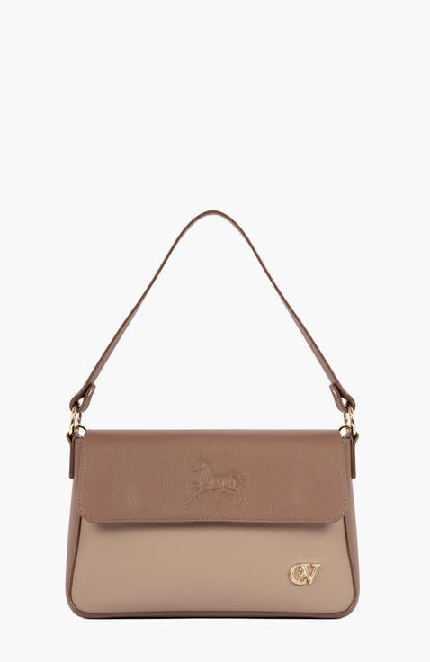 Signature CV By Cavalinho Leather Shoulder Bag 642