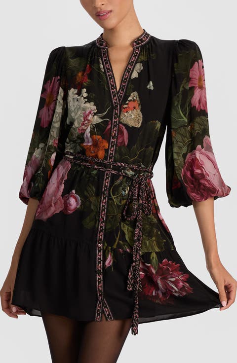 Antonette Floral Print Minidress