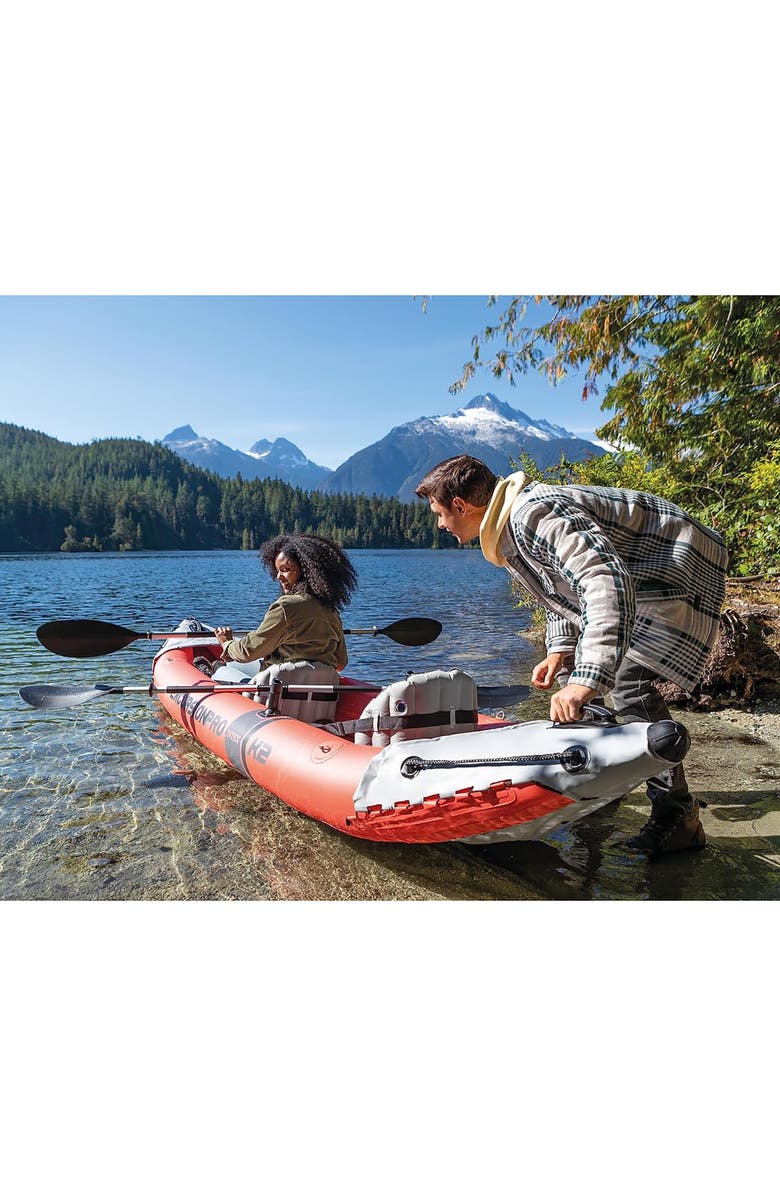 Intex Excursion Pro K2 Inflatable Kayak, Alternate, color, Multicolored