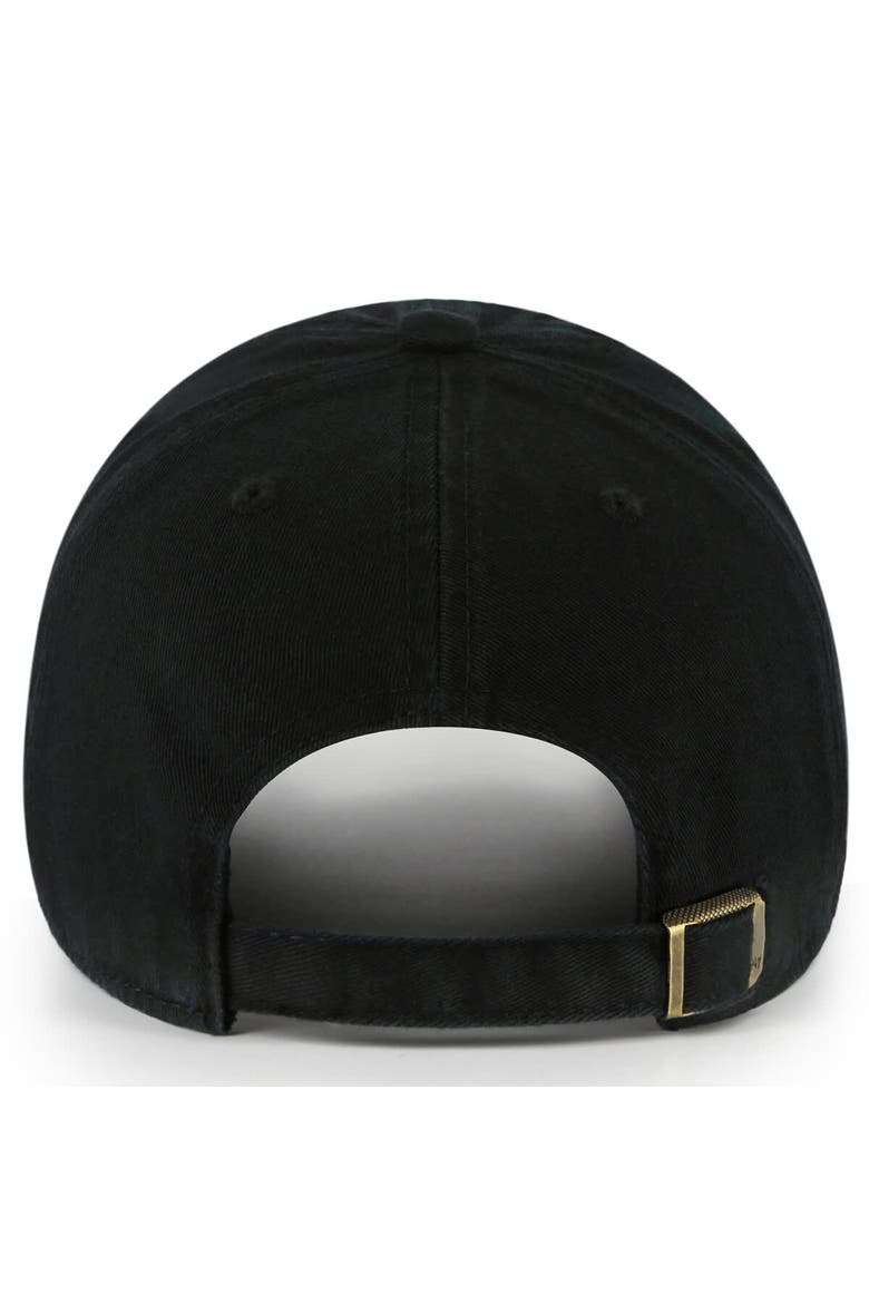 Men's '47  Black Bubba Wallace Clean Up Adjustable Hat, Alternate, color, Black
