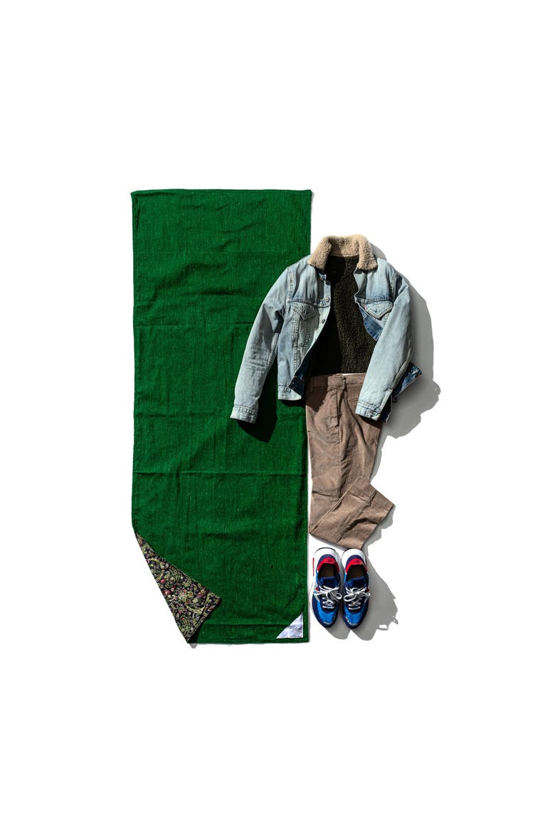 Reversible Nap Mat, Alternate, color, Green