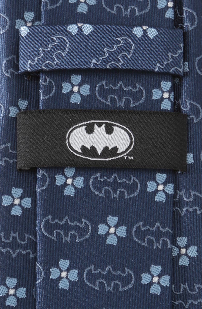 Cufflinks, Inc. Batmen Floral Neat Silk Tie, Alternate, color,