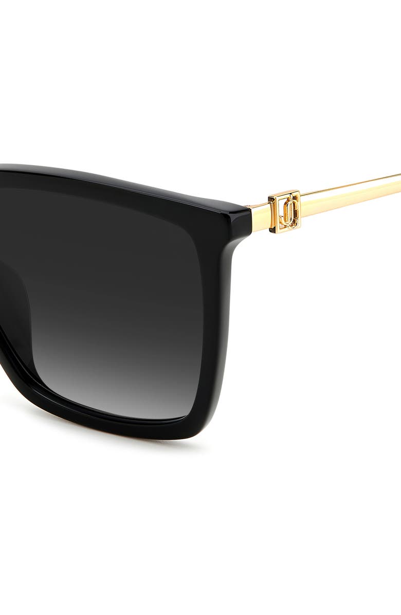 Jimmy Choo Tottags 56mm Rectangle Sunglasses, Alternate, color,