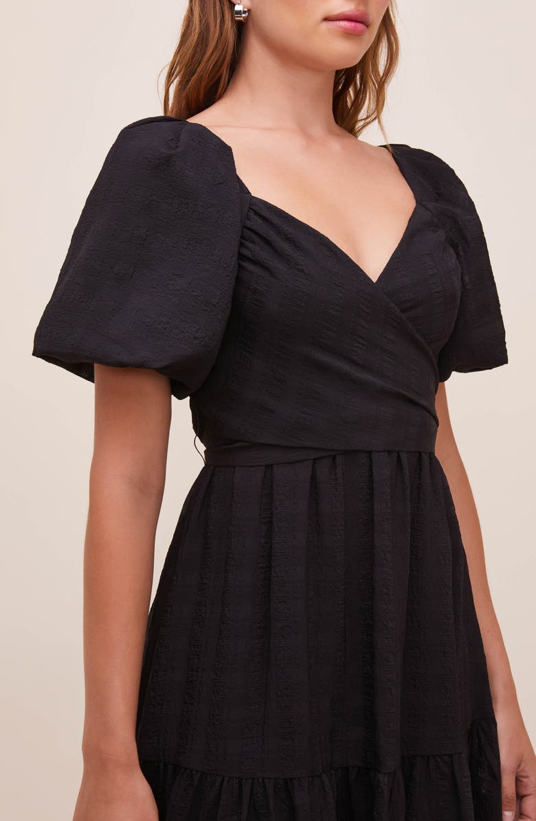 ASTR the Label Sonnet Tie Back Midi Dress, Alternate, color, 