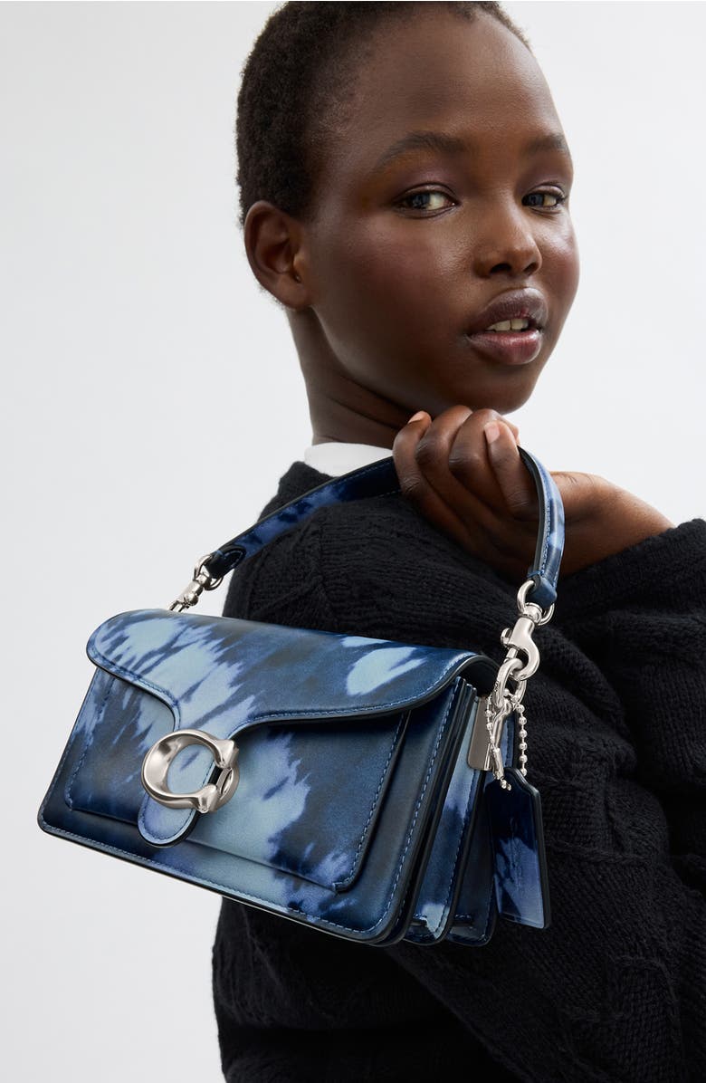 COACH Tabby Tie Dye Leather Shoulder Bag, Alternate, color,
