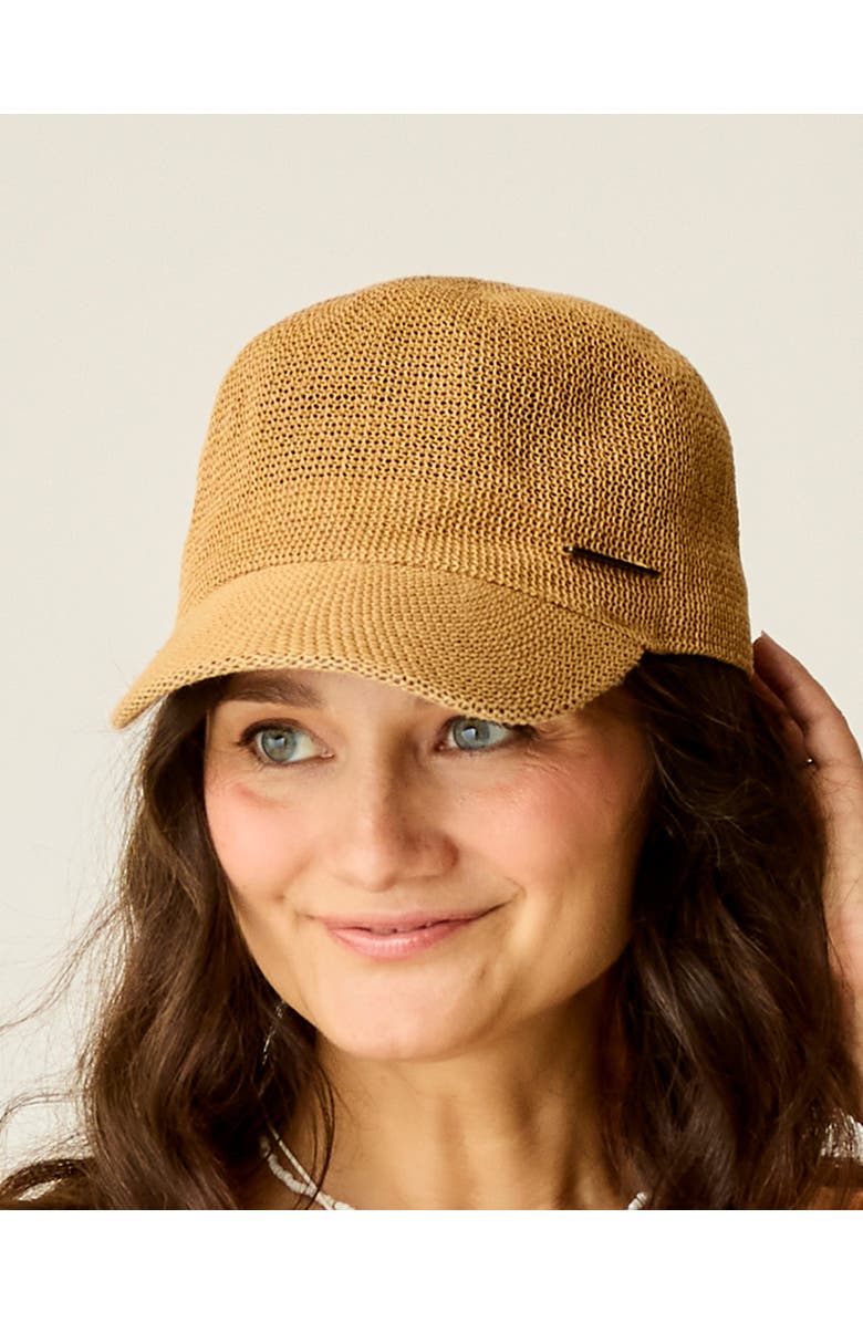 Carve Designs Straw Baseball Cap, Main, color, Natural