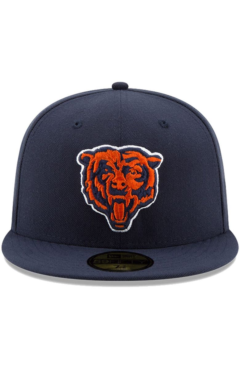 New Era Men's New Era Navy Chicago Bears Team Basic 59FIFTY Fitted Hat, Alternate, color, 