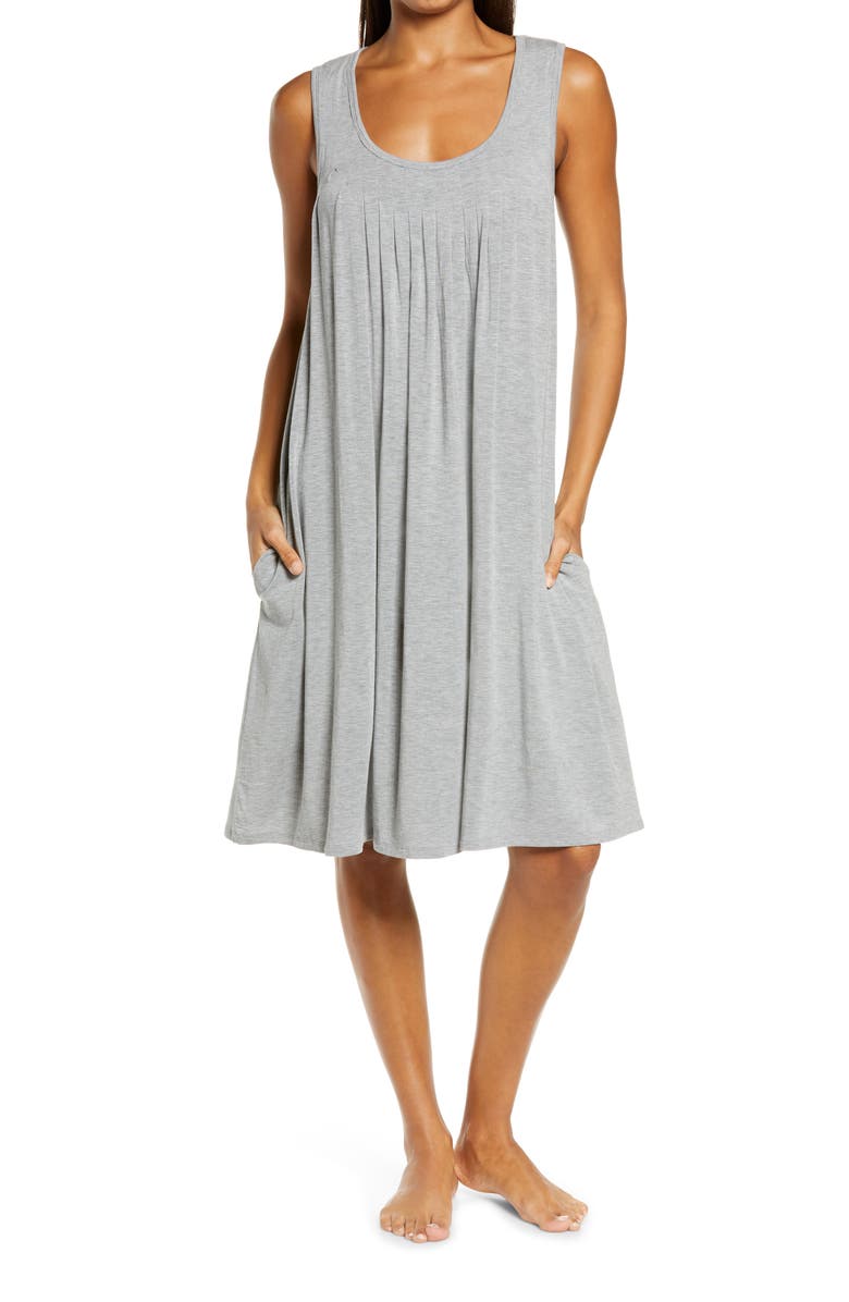 Papinelle Pleated Chemise, Main, color,