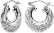 SAMUEL B. Spiral Hoop Earrings