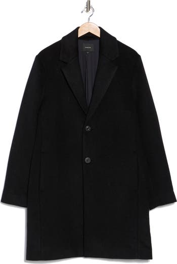 Vince. Car Coat Wool-Blend Sweater Navy Wool Yak outlet Medium $330