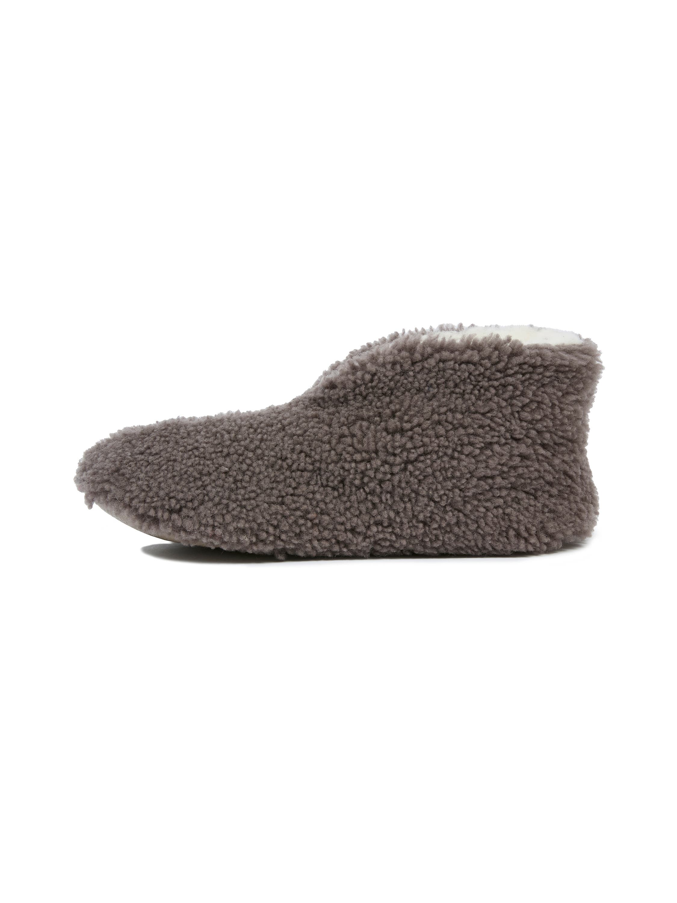 Celtic 
Co. Teddy Soft Sole Bootee Slippers, Alternate, color, Vole