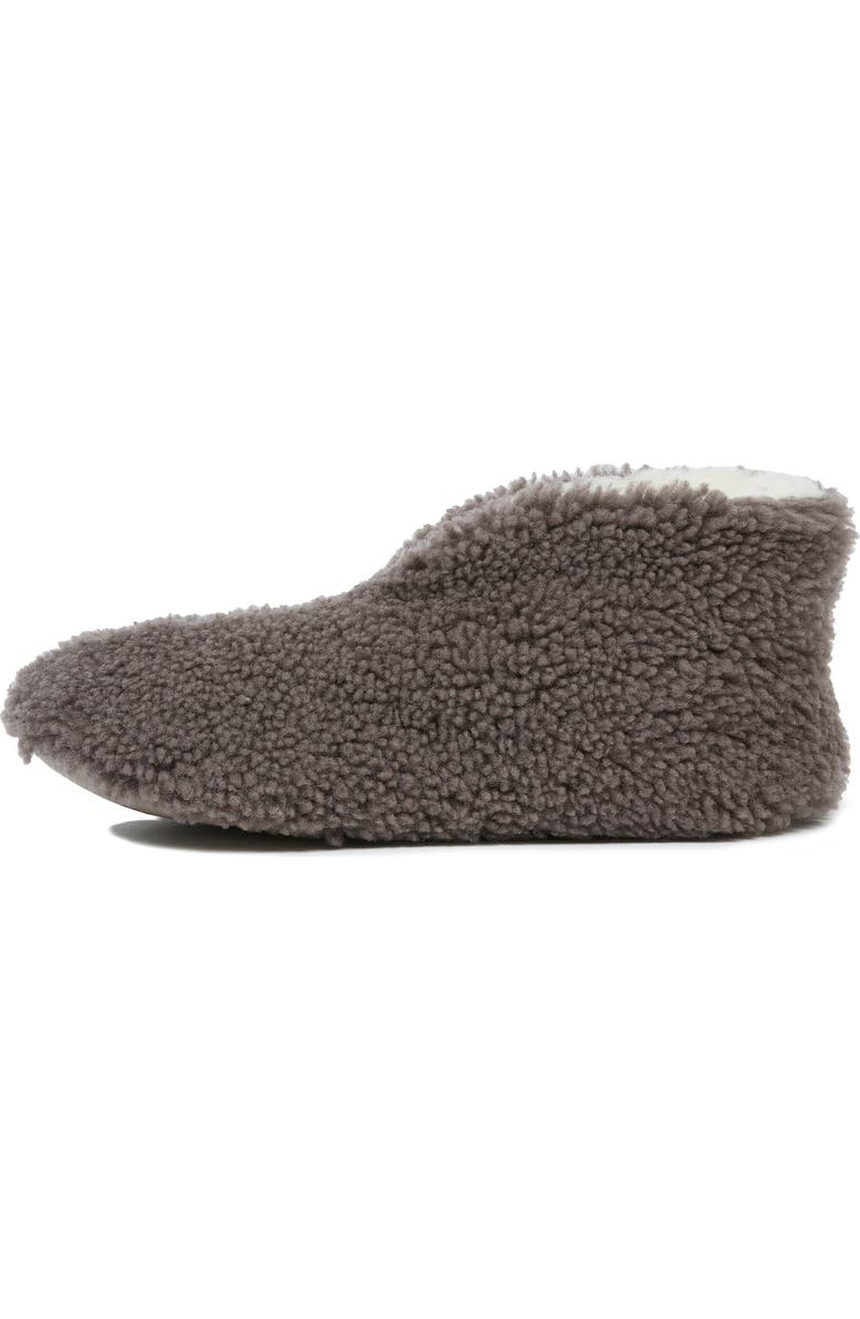 Celtic & Co. Teddy Soft Sole Bootee Slippers, Alternate, color, Vole