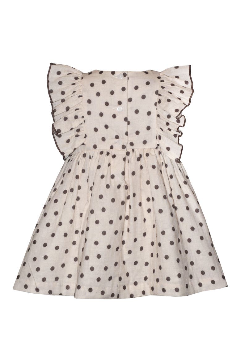 Smocked Gauze Cotton Dress, Alternate, color, MOC