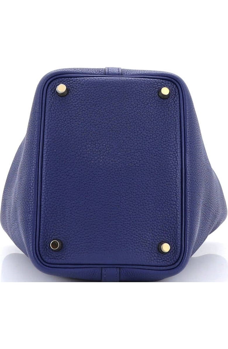 Pre-Owned Hermes Picotin Lock Bag Maurice PM, Alternate, color, Bleu Saphir