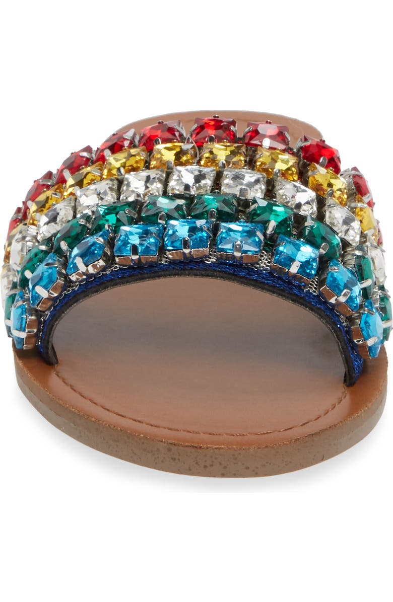 Steve Madden Serenade Crystal Embellished Slide Sandal, Alternate, color,