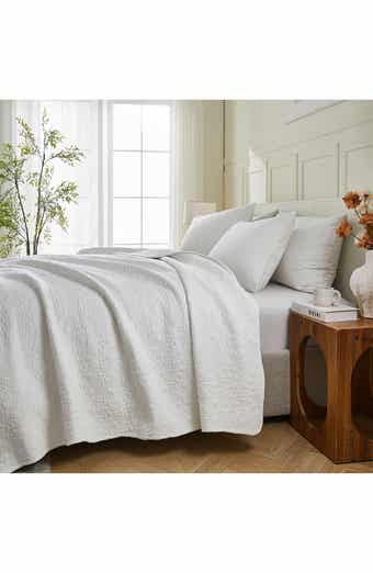 Flavia Cotton Stitched Quilt