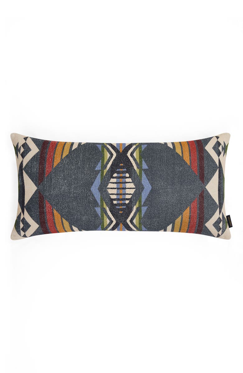 Pendleton Creekside Hug Accent Pillow, Main, color, Stormy Sea