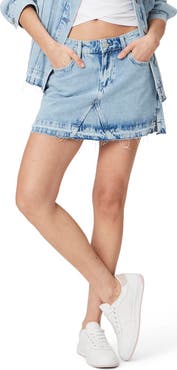 PAIGE Jessie Denim Miniskirt