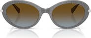 Michael Kors 53mm Gradient Oval Sunglasses