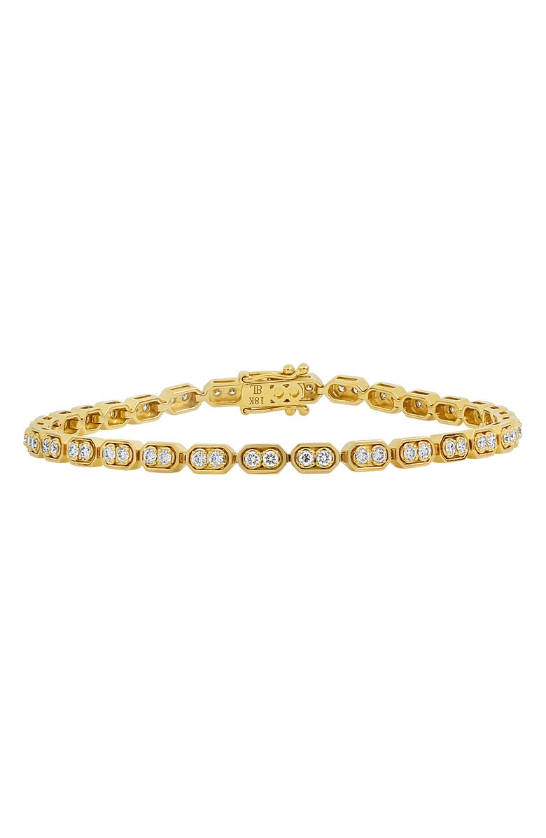 Bony Levy Florentine Diamond Tennis Bracelet, Main, color, 18K Yellow Gold
