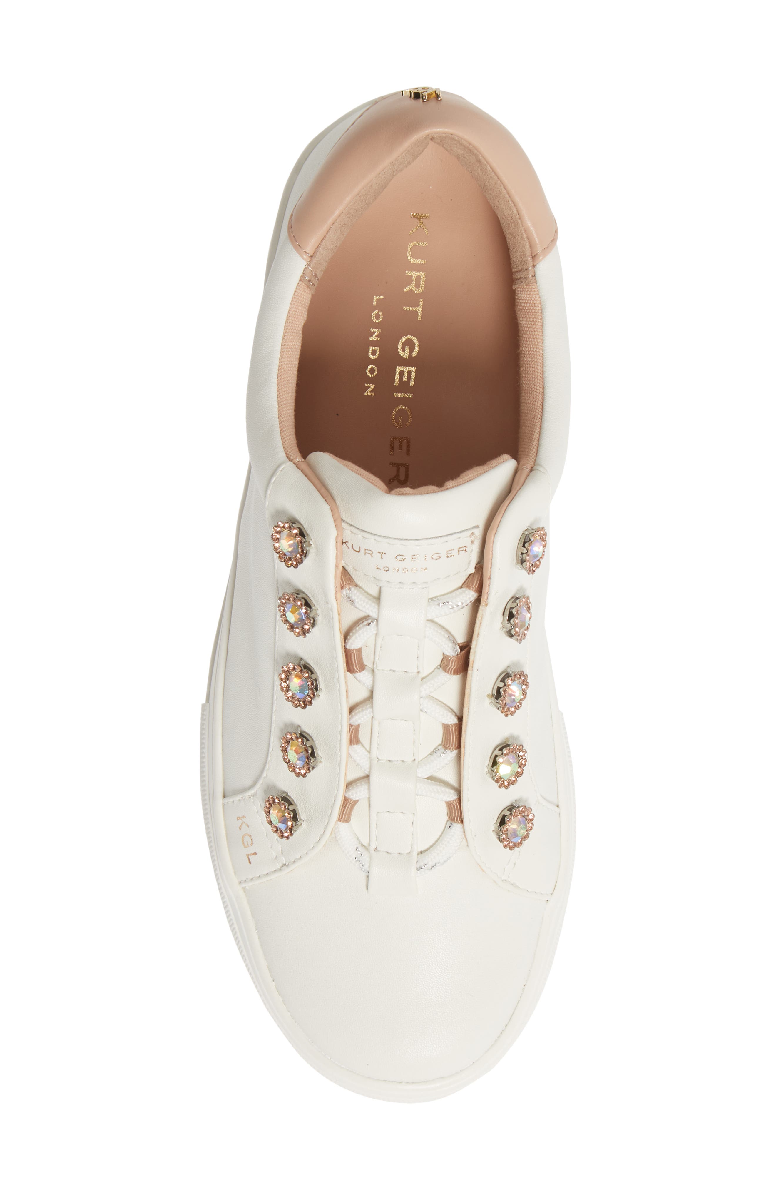 Liviah Platform Sneaker, Alternate, color, WHITE LEATHER