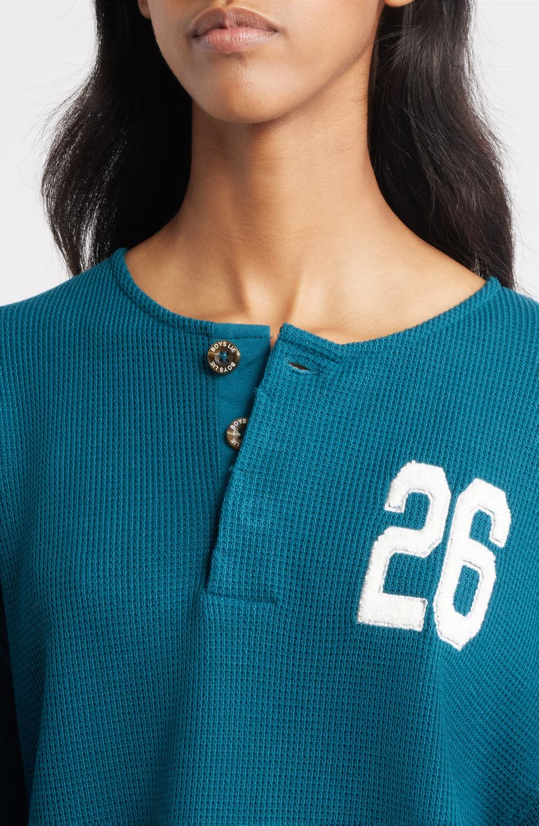 BOYS LIE A Little Birdie Told Me Henley, Alternate, color, Green