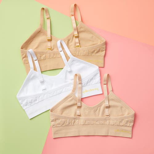 Yellowberry Poppy Seamless Bra 3pk In Earth Basics