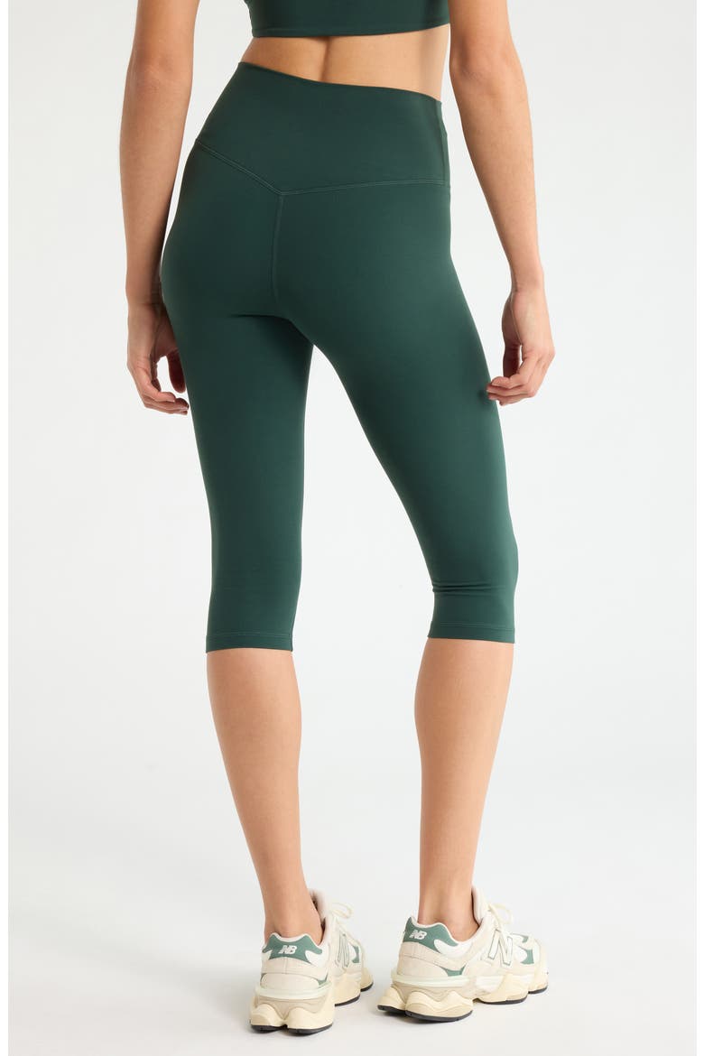 Studio Luxe High Waist Capri Leggings, Alternate, color, GREEN TIMBER