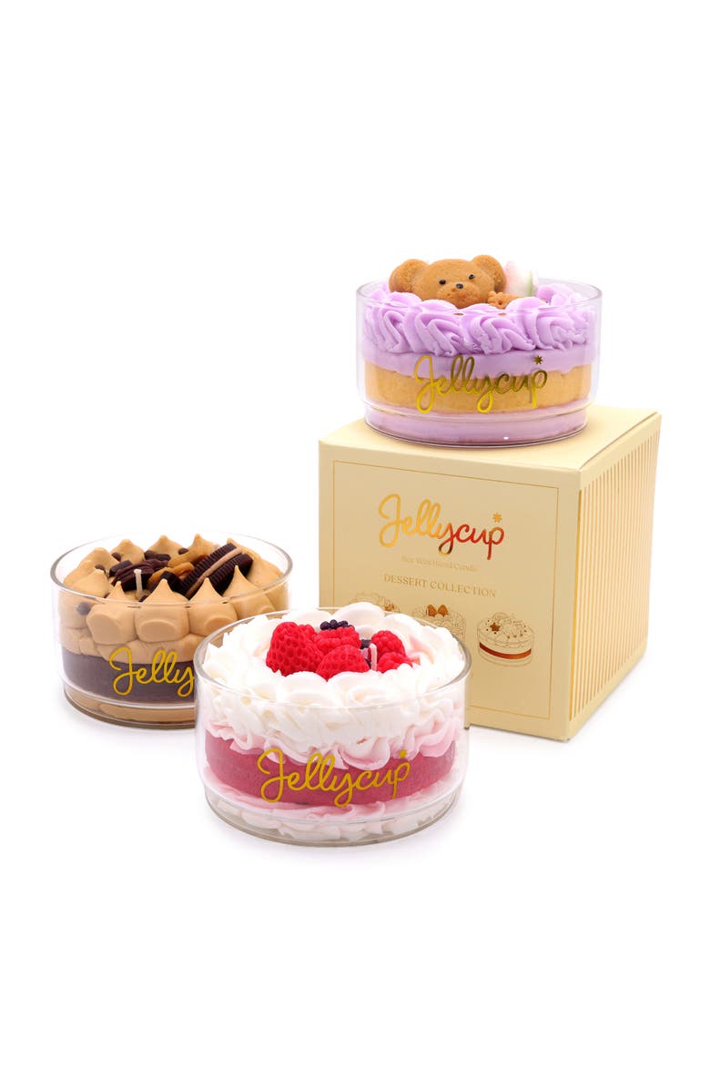 Jellycup Cake Soy Wax Candle Lavender Cream, Alternate, color, Lavender Cream