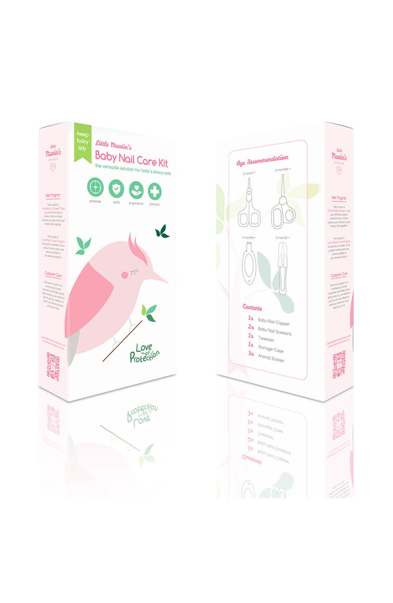 Little Martin
s Baby Nail Care Kit Pink, 4Pc Setclipper, Scissors
Tweezer, Alternate, color, Multicolored