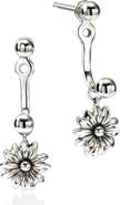 John Hardy B&F x JH Wildflower Drop Earrings, Sterling Silver