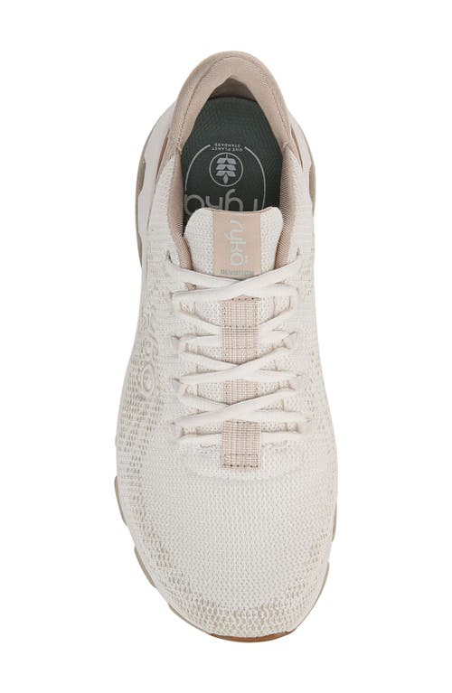 Ryka Women's Devotion X One Planet Lace Up Walking Sneakers In Gardenia White