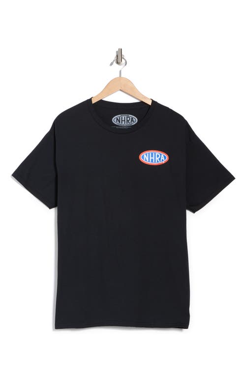 Philcos Nhra Cotton Graphic T-shirt In Black