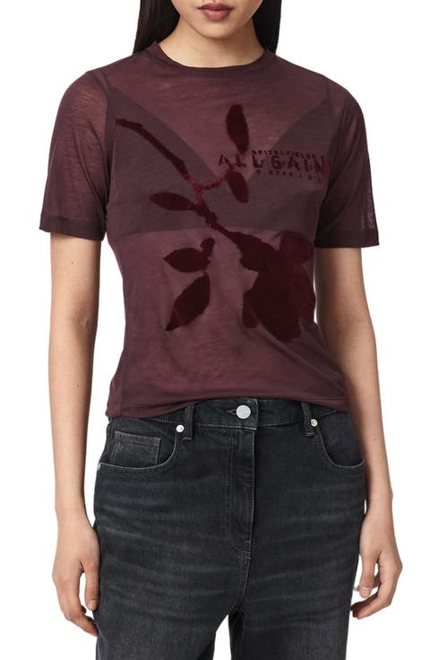 Athea Sheer Graphic Tee