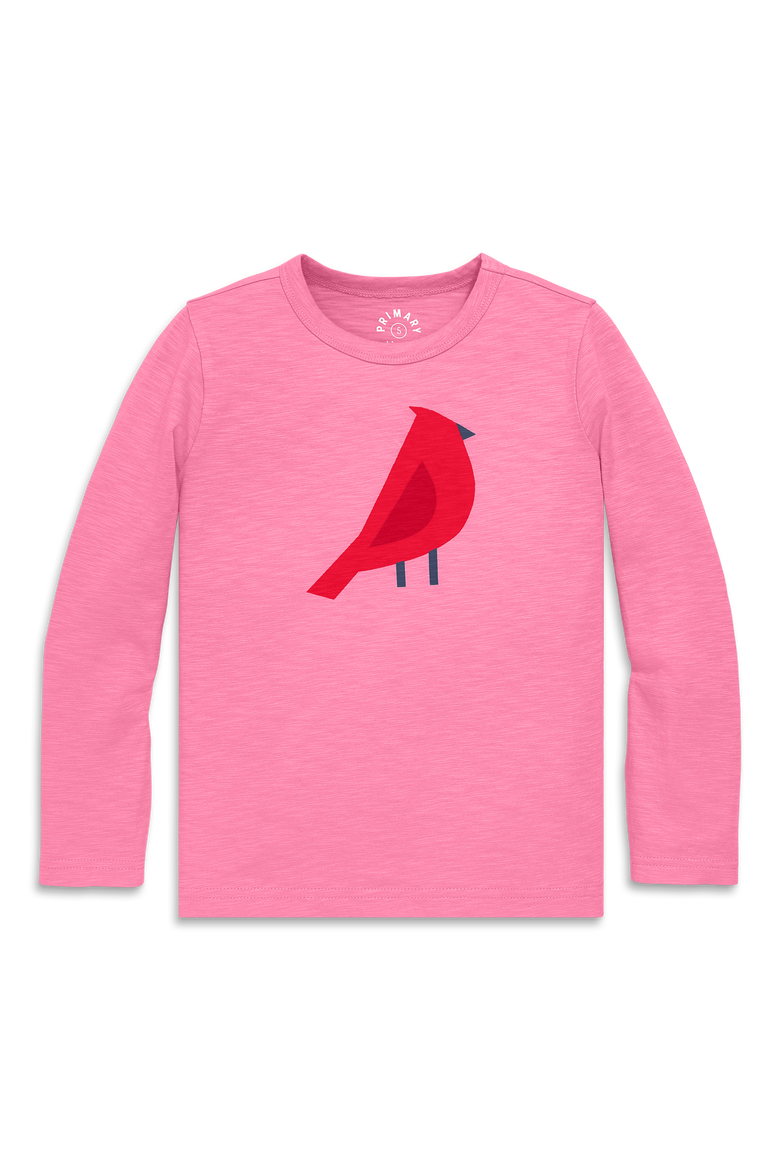 Kids Long Sleeve Cardinal Tee, Main, color, Taffy