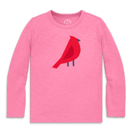 Primary Kids Long Sleeve Cardinal Tee