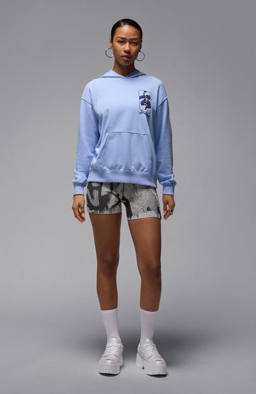 Jordan Brooklyn Fleece Hoodie In Blue
