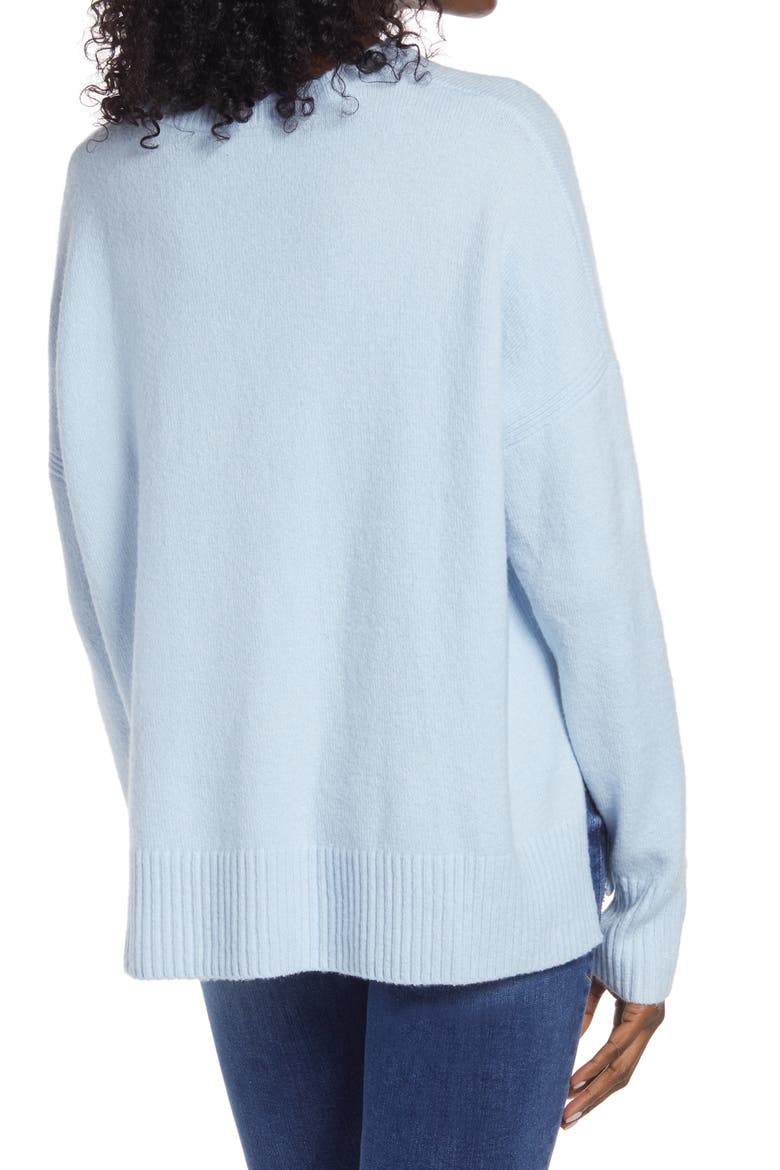 Crewneck Pullover, Alternate, color, BLUE SKYWAY