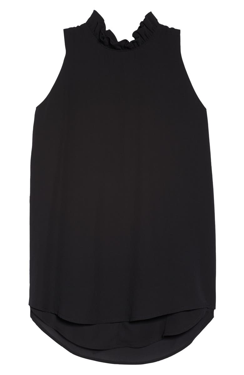 GIBSONLOOK Gibson Cavallo Ruffle Neck Back Tie Tank, Alternate, color, 