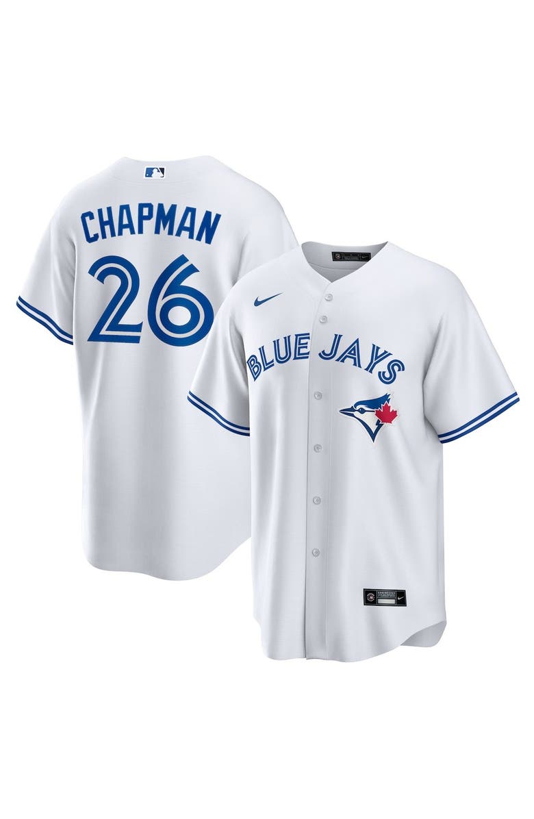 Nike Men's Nike Matt Chapman White Toronto Blue Jays Replica Player Jersey, Main, color, 