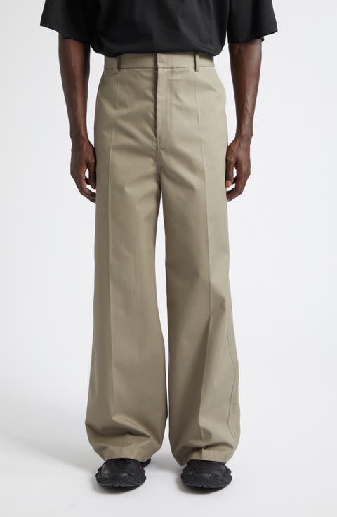 Oversize Cotton Twill Chinos