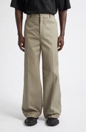 Balenciaga Oversize Cotton Twill Chinos