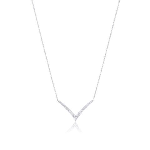 Diamond V Necklace